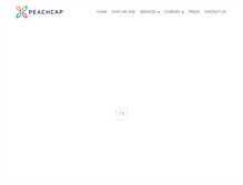 Tablet Screenshot of peachcap.com